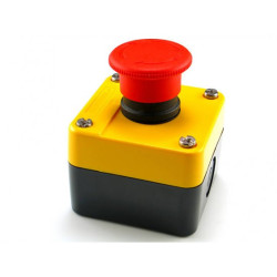 BUTON TIP CIUPERCA PT OPRIRE DE URGENTA 230V 1NC 3A ROSU 40MM