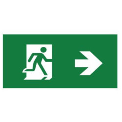AUTOCOLANT EXIT SAGEATA DREAPTA pentru lampa de 18 LED
