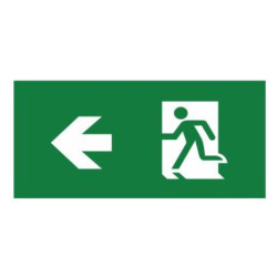AUTOCOLANT EXIT SAGEATA STANGA pentru lampa de 18 LED