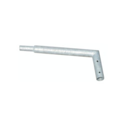 Brat simplu 50cm, pentru stalp galvanizat