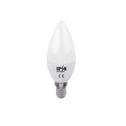 Bec Bl Led Lumanare E14, model C35, 5W=45W, 6400K, lumina rece