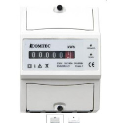 CONTOR PE SINA DIN ANALOGIC MONOFAZIC 4 MODULE 1X100A (02805)