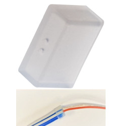 Capac protectie cu gauri pentru contacte neon flex 12V 5x11mm