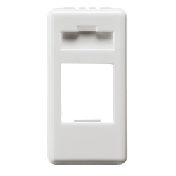 Carcasa adaptor RJ45 CAT5 (UTP) Gewiss GW20270, alb - 1 modul