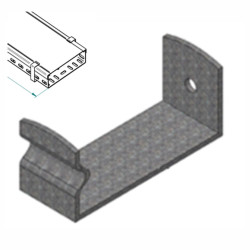 Clema prindere capac jgheab H60