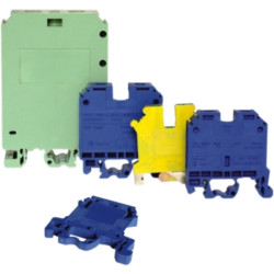 Clema sir 35mmp cu impamantare, galben-verde -  MF0013-00610