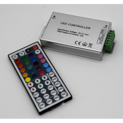 Controller banda LED RGB, 12V, 144W, telecomanda IR 44 taste