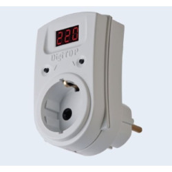 DIGITOP RELEU PROT TENSIUNE CU PRIZA 16A VP-16AN 380117