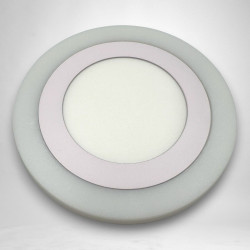 Spot LED Rotund Doua Culori  12+6W 3000k-6500k  Trei Functii