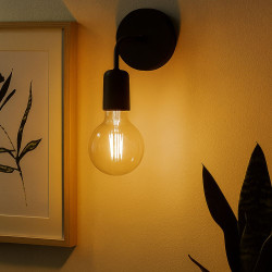 APLICA MOSSO NEGRU 1XE27 60W