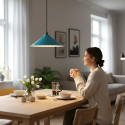 CANDELABRU ALASKA TURQUOİSE 1XE27 60W