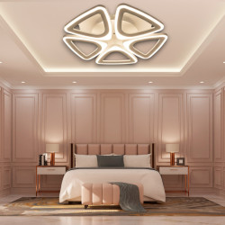 LUSTRA LED  80W CU 5 BRATE 3 CULORI+IR  470mm x 85mm