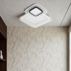 PLAFONIERA LED AQUARIUS PATRAT 83W/6100LM 3 CULORI 480X480MM