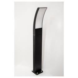 STALP LED EXTERIOR NEGRU 12W/700LM/3000K IP65 230V 600x110x80MM