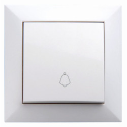 Intrerupator Revenire Spin Top, Alb