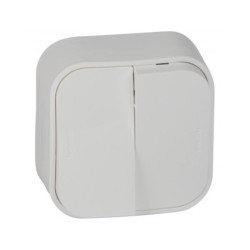 Intrerupator dublu Forix Legrand - montaj aparent