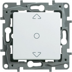 Intrerupator jaluzea (stor) alb, Legrand Niloe 664711