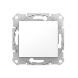 Intrerupator simplu alb Sedna Schneider SDN0100121  -1 modul
