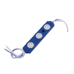 Modul LED albastru 12V, 1.5W, IP67, lumina albastra