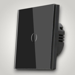 Intrerupator touch cap scara, negru