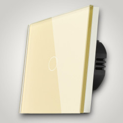 Intrerupator touch cap scara, auriu