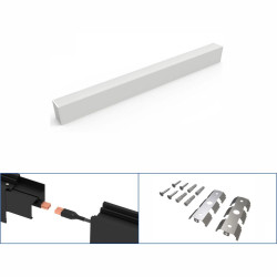 Corp LED liniar interconectabil, 20W, 5000K, alb