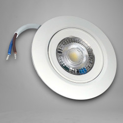 Spot Led COB Rotund alb, Ø95, 5W=40W, 6500K, lumina rece