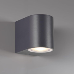 APLICA EXTERIOR NEGRU IP44 MAX 5W GU10 90x80x70mm