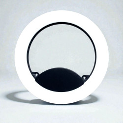 APLICA LED PERETE JADE 12W 950LM 3000K NEGRU FI200*33MM