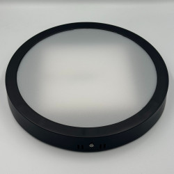 Spot Led Sole cu rama neagra, rotund aplicat  Ø300, 36W, 4100k, lumina neutra