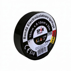 Banda Izolier Ignifuga 19X0.15mm 20M Neagra