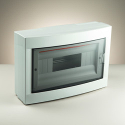 CUTIE SIGURANTE 12P IP40 USA TRANSPARENTA - montaj aplicat VIKO