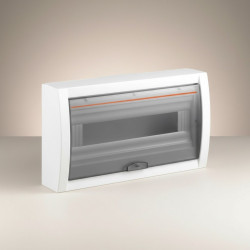 CUTIE SIGURANTE 18P IP40 USA TRANSPARENTA - montaj aplicat VIKO