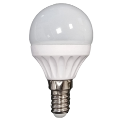 Bec Bl Led Sferic E14, model glob G45, 3W=25W, 2700K, lumina calda